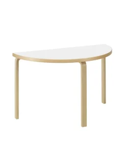 Aalto Table Half-Round 95, Ø120 cm fra Artek