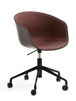 About a Chair AAC52 Forsidepolstret, sort skal fra Hay