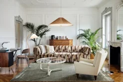 Adnet Coffee Table Ø100 cm, cream fra GUBI