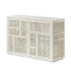 Air Sideboard, white/cane fra Design House Stockholm