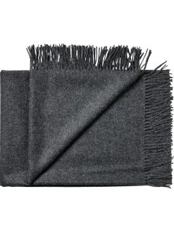 Arequipa Plaid, dark grey fra Silkeborg Uldspinderi