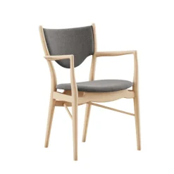 46 Armchair, eg klar olie af Finn Juhl