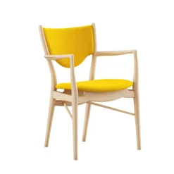 46 Armchair, eg klar olie af Finn Juhl