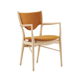 46 Armchair, eg klar olie af Finn Juhl