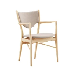 46 Armchair, eg klar olie af Finn Juhl