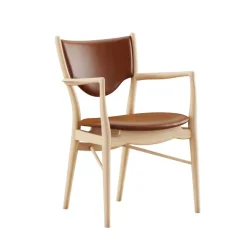 46 Armchair, eg klar olie af Finn Juhl