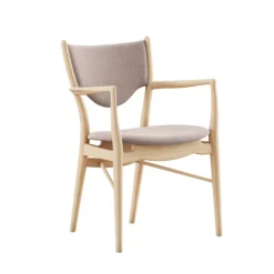 46 Armchair, eg klar olie af Finn Juhl