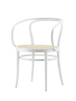 209 Armstol, hvid fra Thonet