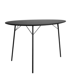 Arne Jacobsen Signatursæt: Special Edition Æggebordet m. 3 Myren Stole - Sort