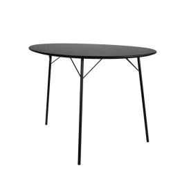 Arne Jacobsen Signatursæt: Special Edition Æggebordet m. 3 Myren Stole - Sort