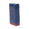A Single Brick Candle Holder, dark blue fra NIKO JUNE
