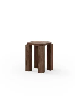 Atlas Stool, Smoked Oak fra New Works