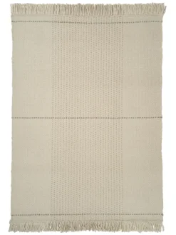 Awakened Mind Tæppe, white fra Linie Design