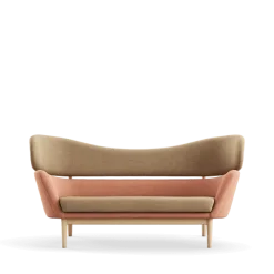Baker sofa, eg klar olie af Finn Juhl