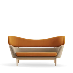 Baker sofa, eg klar olie af Finn Juhl