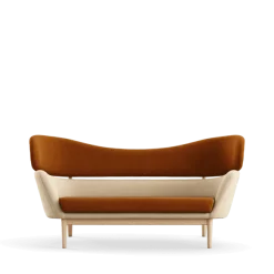 Baker sofa, eg klar olie af Finn Juhl