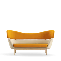 Baker sofa, eg klar olie af Finn Juhl