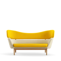 Baker sofa, eg olie af Finn Juhl
