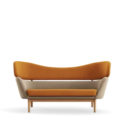 Baker sofa, eg olie af Finn Juhl