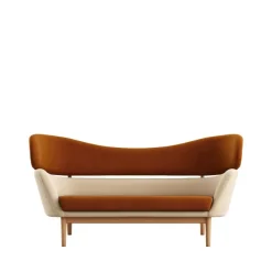 Baker sofa, eg olie af Finn Juhl