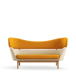 Baker sofa, eg olie af Finn Juhl