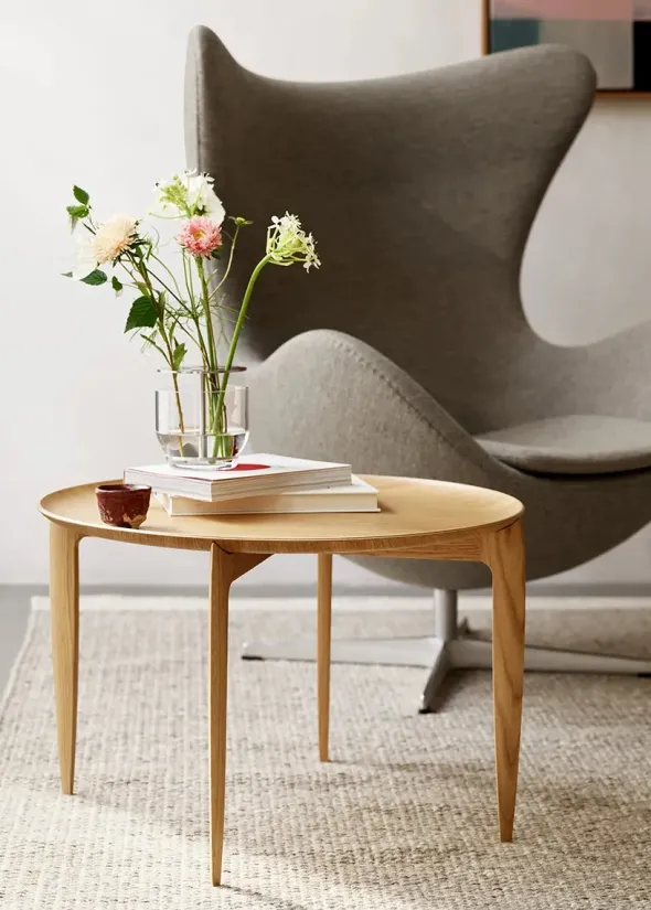 Bakkebord Ø60 fra Fritz Hansen
