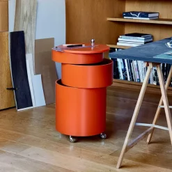 Barboy Sidebord, orange af Verner Panton