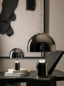 Bell Portable Bordlampe, silver fra Tom Dixon