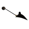 Big Wall Lamp w/1 Arm, 2 Rotula af Serge Mouille