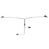 Big Wall Lamp w/4 Rotating Straight Arms af Serge Mouille
