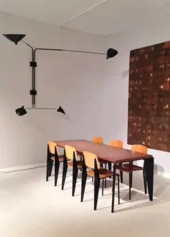 Big Wall Lamp w/4 Rotating Straight Arms af Serge Mouille