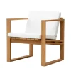 BK11 Loungestol, teak inkl. hynde fra Carl Hansen & Søn