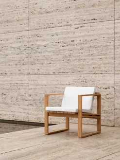 BK11 Loungestol, teak inkl. hynde fra Carl Hansen & Søn