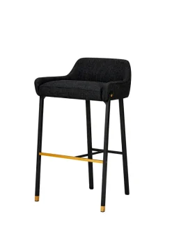 Blink Bar Stool SH750 Main Line Flax 28 Black sand/gold fra Stellar Works