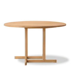 BM80 Shaker spisebord, rundt af Børge Mogensen