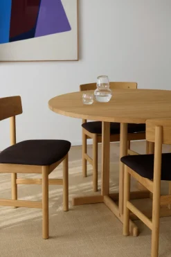 BM80 Shaker spisebord, rundt af Børge Mogensen