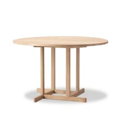 BM80 Shaker spisebord, rundt af Børge Mogensen