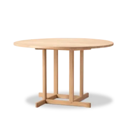 BM80 Shaker spisebord, rundt af Børge Mogensen