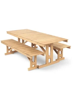BM1771 Udendørs Spisebord i teak af Børge Mogensen