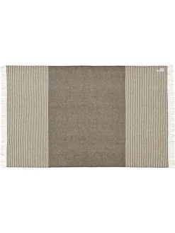 Bogø Plaid, earth brown fra Silkeborg Uldspinderi