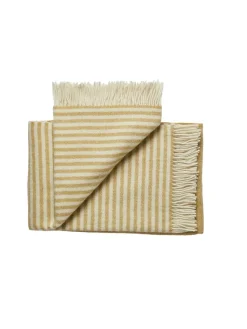 Bogø Plaid, sunflower yellow fra Silkeborg Uldspinderi