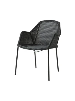 Breeze Havestol m. Armlæn, stabelbar fra Cane-line