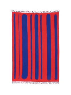 Brush Plaid, blue/red fra raawii
