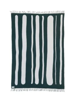 Brush Plaid, green/porcelain fra raawii