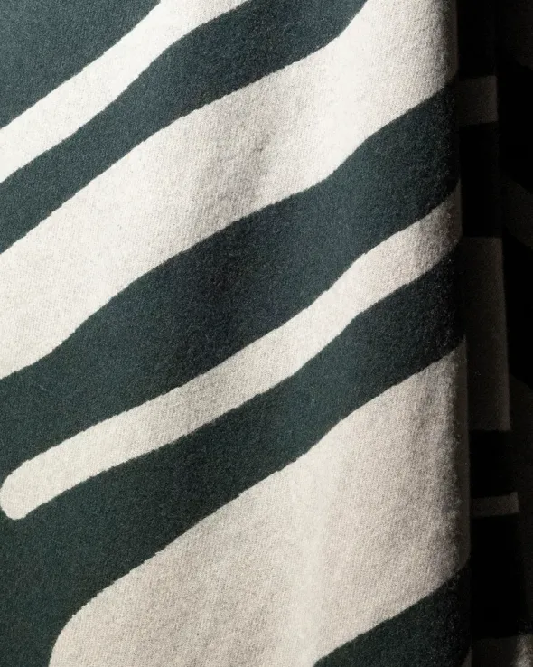 Brush Plaid, green/porcelain fra raawii