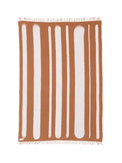 Brush Plaid, tan/milk fra raawii