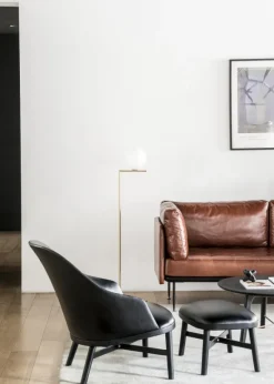 Bund loungestol, sort eg, Hallingdal 130 fra Stellar Works