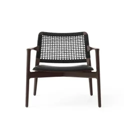 Cabin loungestol, dark oak/black fra Vipp