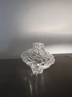 Canyon Vase Large, clear fra Hein studio