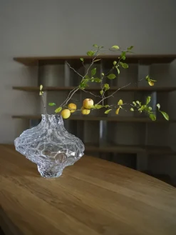 Canyon Vase Large, clear fra Hein studio